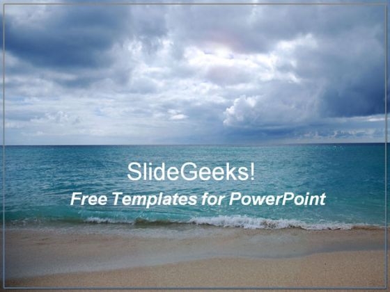 Natural Beach Beauty PowerPoint Template