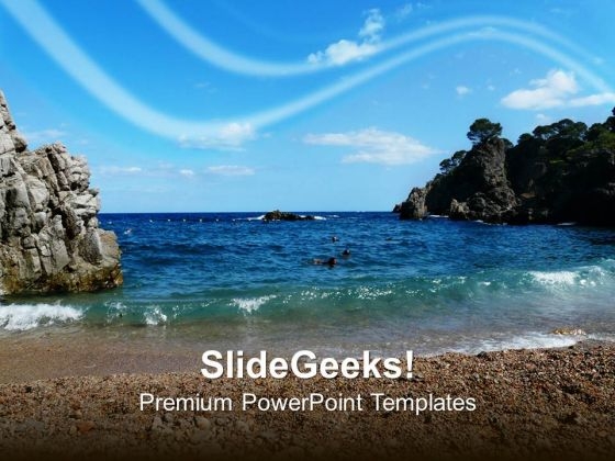 Beach Beauty PowerPoint Templates Ppt Backgrounds For Slides 0213
