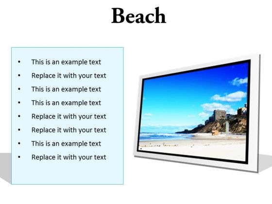 Beach Holidays PowerPoint Presentation Slides F