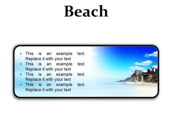 Beach Holidays PowerPoint Presentation Slides R