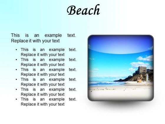 Beach Holidays PowerPoint Presentation Slides S