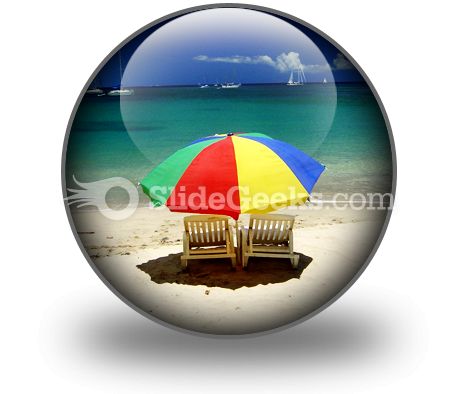 Beach Relax PowerPoint Icon C