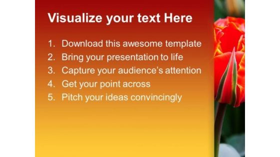 Beautiful Flowers Nature PowerPoint Templates And PowerPoint Themes 0512