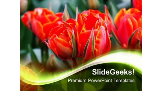 Beautiful Flowers Nature PowerPoint Templates And PowerPoint Themes 0512
