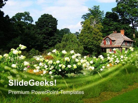 Beautiful Garden Background PowerPoint Templates Ppt Backgrounds For Slides 0613