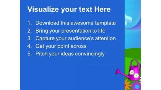 Beautiful Garden Theme Background PowerPoint Templates Ppt Backgrounds For Slides 0613