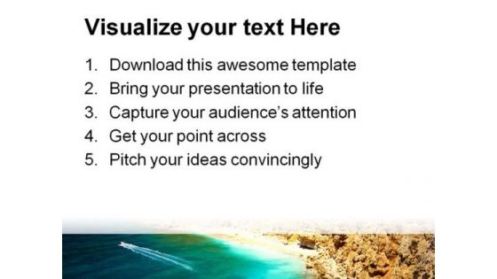 Beautiful Ocean Nature PowerPoint Template 1110