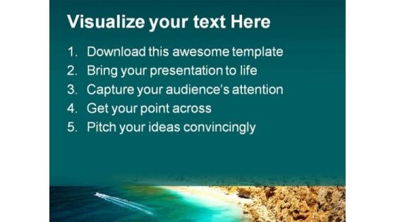 Beautiful Ocean Nature PowerPoint Template 1110