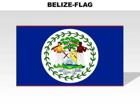 Belize Country PowerPoint Flags
