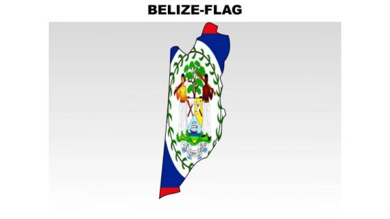 Belize Country PowerPoint Flags