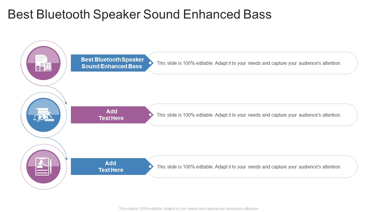 Best Bluetooth Speaker Sound Enhanced Bass In Powerpoint And Google Slides Cpb
