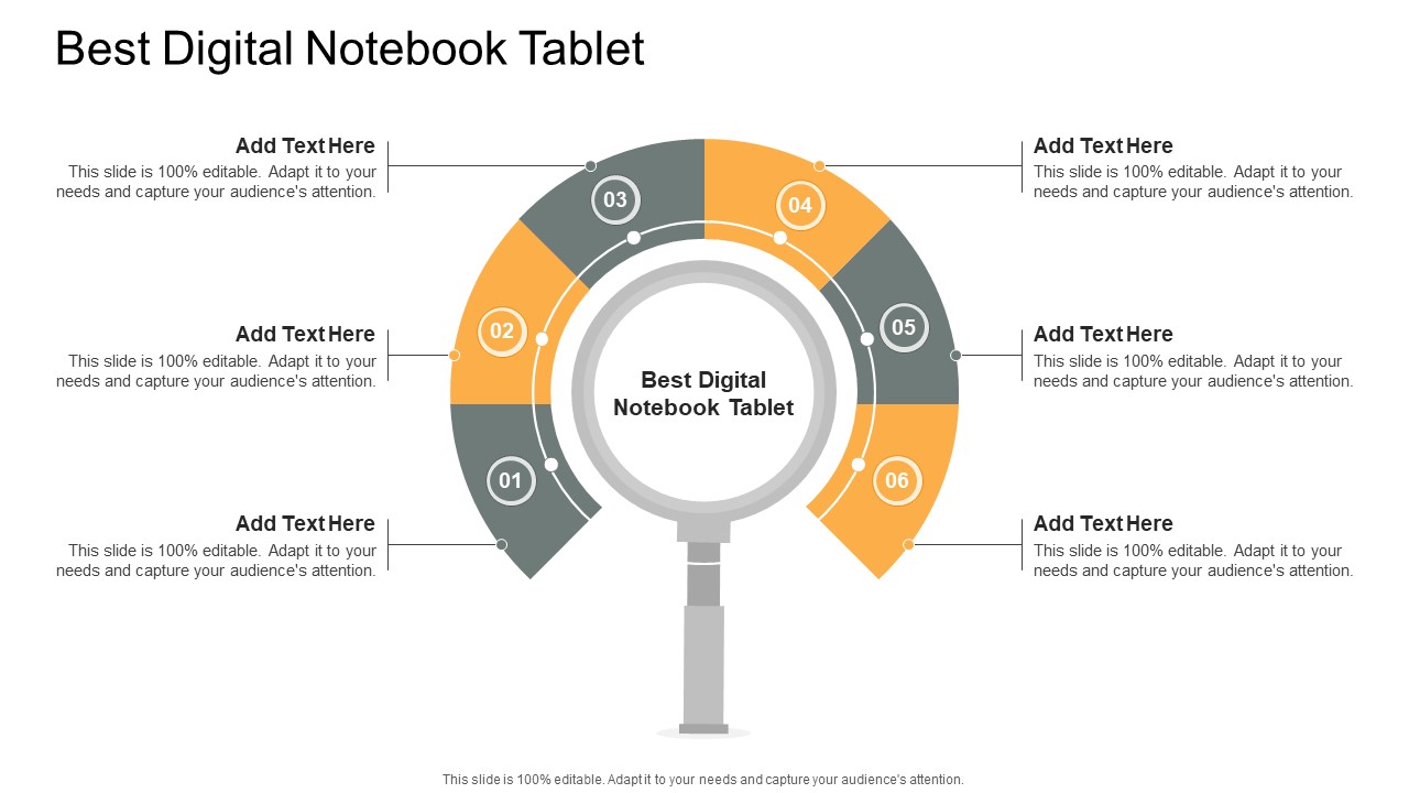 Best Digital Notebook Tablet In Powerpoint And Google Slides Cpb