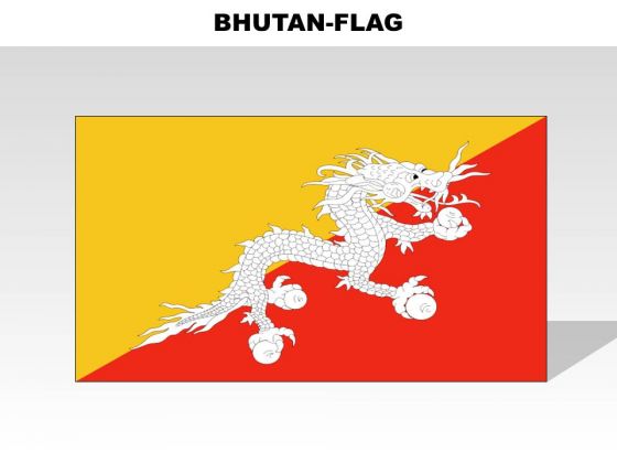 Bhutan Country PowerPoint Flags