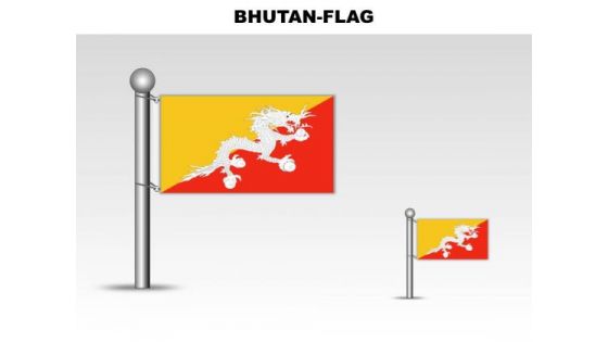 Bhutan Country PowerPoint Flags