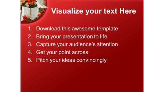 Bible And Dove Church PowerPoint Templates And PowerPoint Themes 0712
