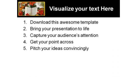 Bible And Dove Religion PowerPoint Themes And PowerPoint Slides 0411