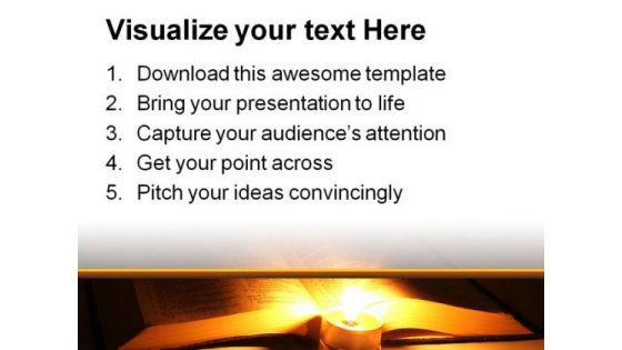 Bible Religion PowerPoint Template 0610