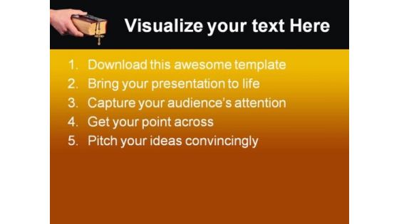 Bible With Cross Religion PowerPoint Themes And PowerPoint Slides 0211