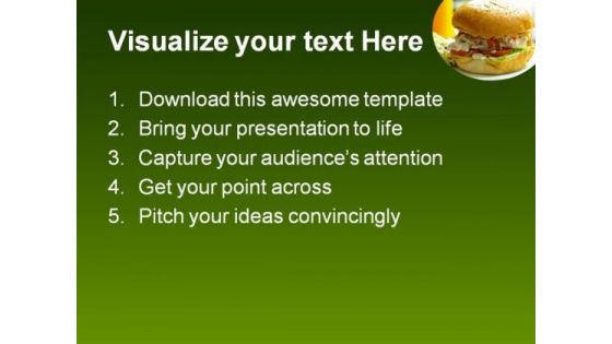 Big Burger Food PowerPoint Templates And PowerPoint Backgrounds 0211