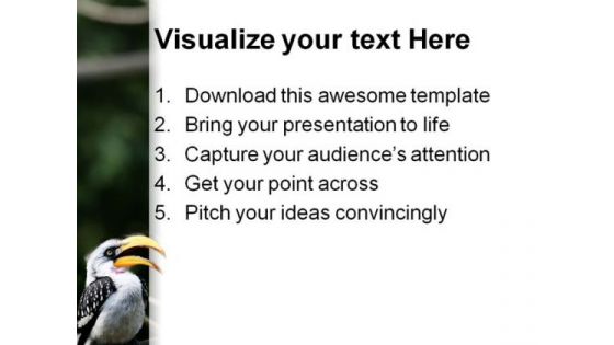 Big Mouth Animals PowerPoint Themes And PowerPoint Slides 0211