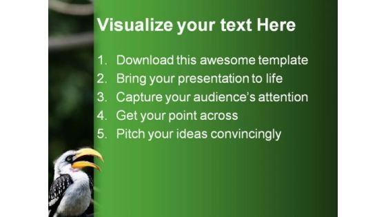 Big Mouth Animals PowerPoint Themes And PowerPoint Slides 0211