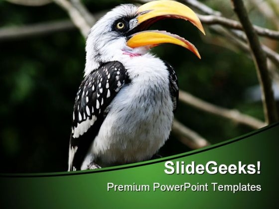Big Mouth Animals PowerPoint Themes And PowerPoint Slides 0211