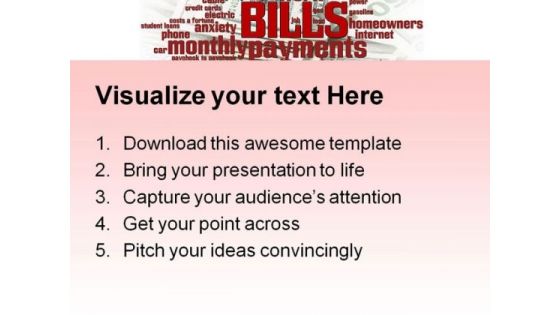 Bills Business PowerPoint Backgrounds And Templates 0111