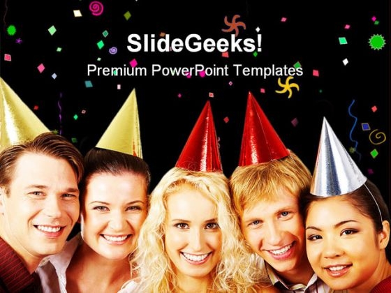 Birthday Joy Entertainment PowerPoint Backgrounds And Templates 0111