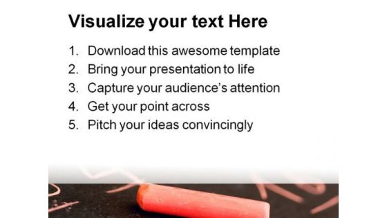 Blackboard Education PowerPoint Backgrounds And Templates 1210