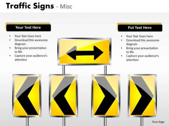 Block Border Traffic Signs PowerPoint Slides And Ppt Diagram Templates