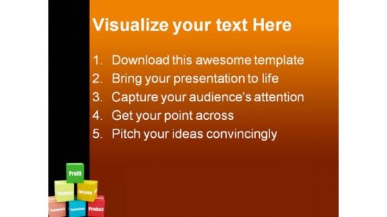 Blocks Business PowerPoint Backgrounds And Templates 0111