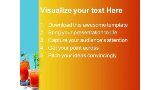 Bloody Mary Cocktail Food PowerPoint Templates And PowerPoint Backgrounds 0411