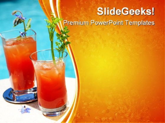 Bloody Mary Cocktail Food PowerPoint Themes And PowerPoint Slides 0411