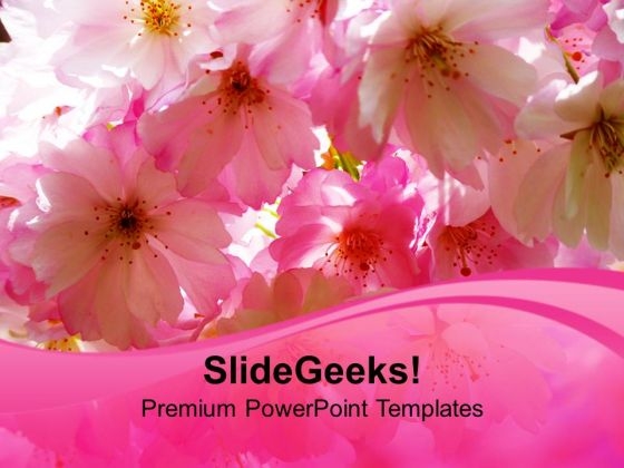 Blossoms Beauty Nature PowerPoint Templates Ppt Backgrounds For Slides 0213