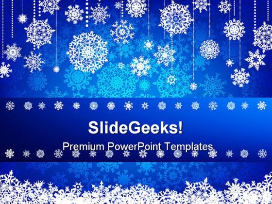 Blue Christmas Abstract PowerPoint Backgrounds And Templates 1210