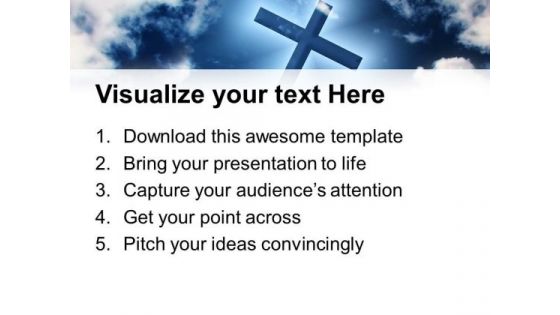 Blue Cross Church PowerPoint Templates And PowerPoint Themes 0712