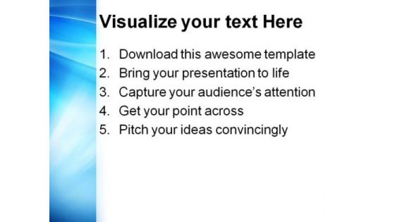 Blue Rays Of Light Abstract PowerPoint Templates And PowerPoint Backgrounds 0711