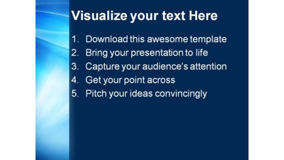 Blue Rays Of Light Abstract PowerPoint Templates And PowerPoint Backgrounds 0711