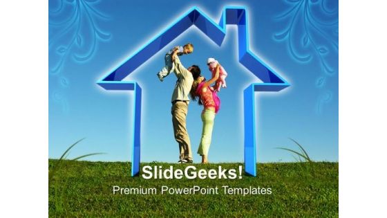 Blue Sweet Home Nature PowerPoint Templates And PowerPoint Themes 0812
