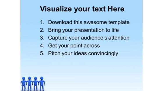 Blue Team Teamwork PowerPoint Templates And PowerPoint Themes 0512