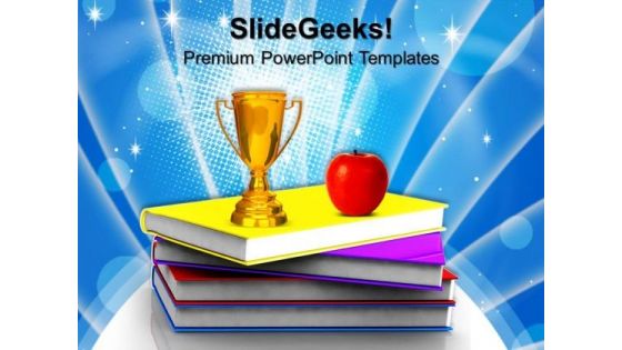 Books And Alphabet Children PowerPoint Templates And PowerPoint Themes 0712