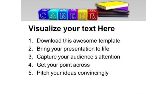 Books And Alphabet Cubes Future PowerPoint Templates And PowerPoint Themes 1012