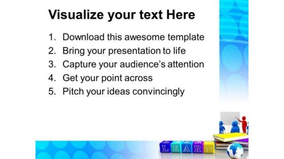 Books And Alphabet Success PowerPoint Templates And PowerPoint Themes 0812
