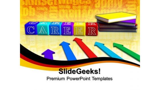 Books And Career Future PowerPoint Templates And PowerPoint Themes 0812
