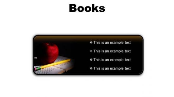 Books Education PowerPoint Presentation Slides R