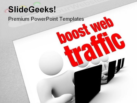 Boost Web Traffic Internet PowerPoint Themes And PowerPoint Slides 0511