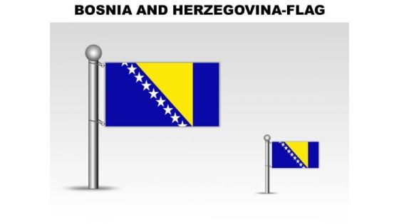 Bosnia And Herzegovina Country PowerPoint Flags