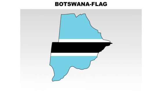 Botswana Country PowerPoint Flags