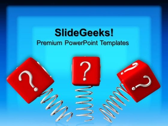Bouncing Questions Teamwork PowerPoint Templates And PowerPoint Themes 0812