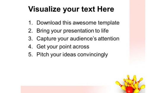 Bowling Target Success PowerPoint Templates And PowerPoint Themes 0512